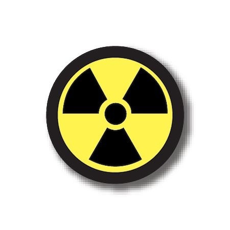 Ergomat 30in CIRCLE SIGNS - Radiation Risk DSV-SIGN 900 #3118 -UEN